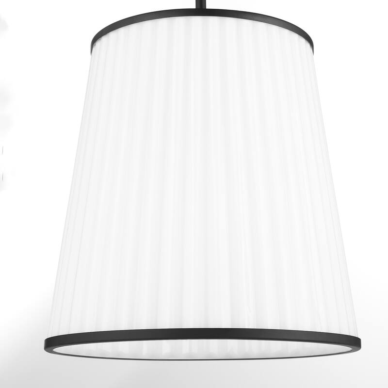 Quorum International 8309-3 Marlon 14" Wide Pendant with Ribbed, Opal