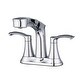 preview thumbnail 1 of 19, PROOX 4 in. Centerset Bathroom Sink faucet with Pull Out Sprayer Double Handles Chrome