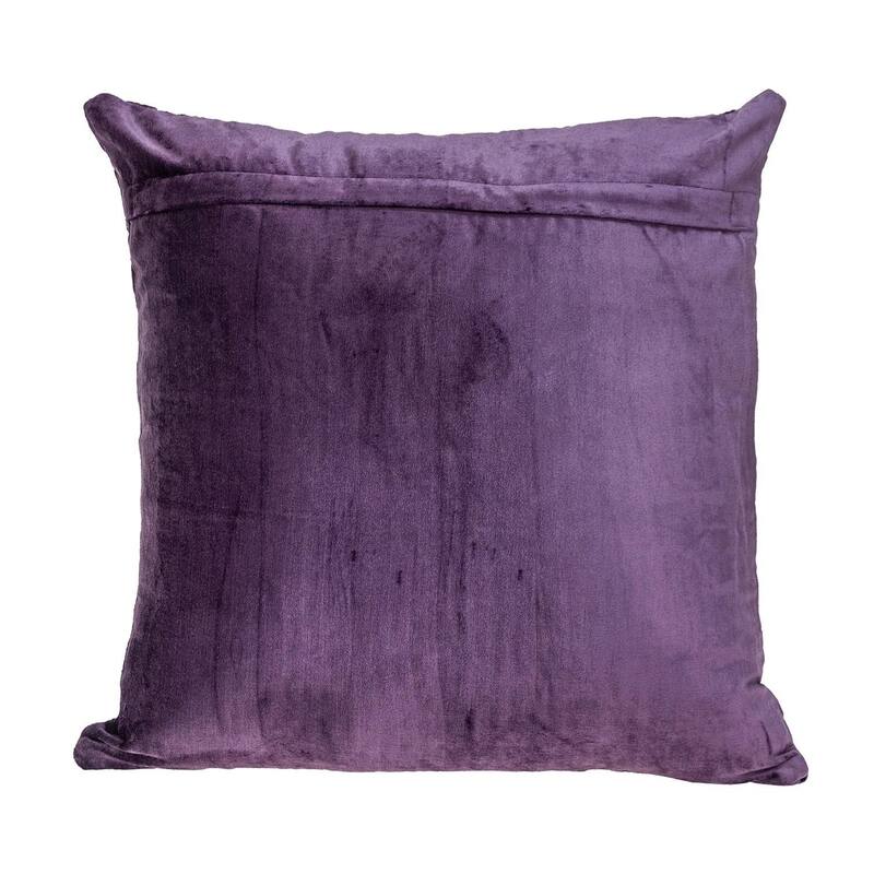 Navy Quilted Velvet Geo Decorative Throw Pillow