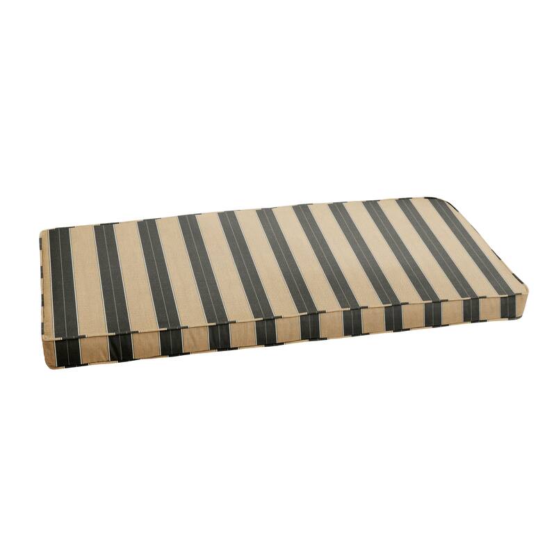 Sorra Home Sunbrella Indoor/ Outdoor 48" Striped Bench Cushion