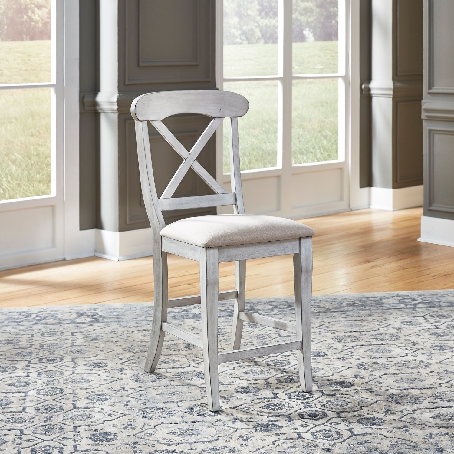 Liberty Furniture Ocean Isle Upholstered Dining Chairs Set of 2 Counter Height