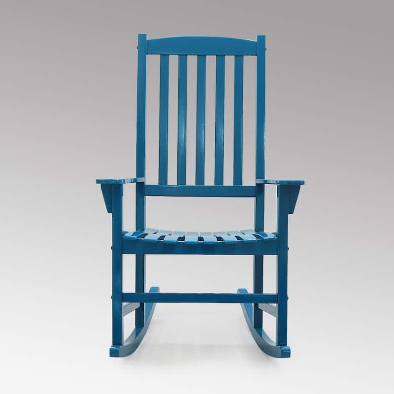 Cambridge Casual Austin Outdoor Rocking Chair - Steel Blue