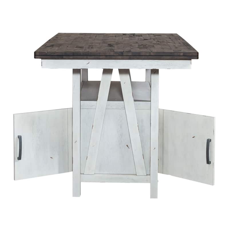 Farmhouse Two Tone White Gathering Table