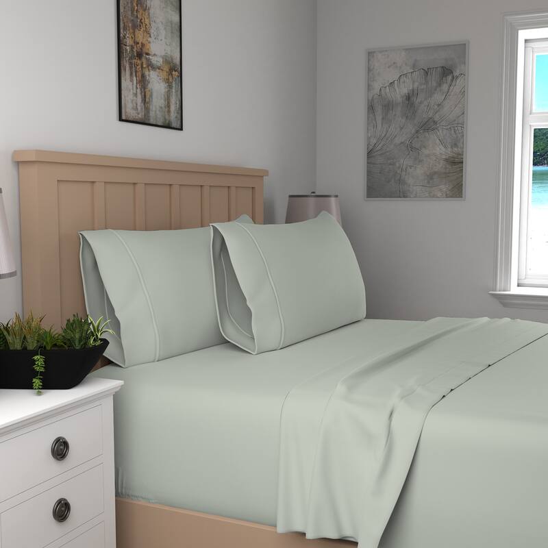 Purity Home Cotton Breathable And Lightweight Deep Pocket Sheet Set