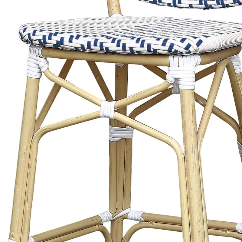 Stella Bohemian Natural Tone 30-inch Patio Bar Chairs (Set of 2) by Furniture of America - Set of 2