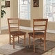 preview thumbnail 13 of 128, International Concepts Solid Wood Madrid Ladderback Chairs, Set of 2 - N/A Distressed Oak