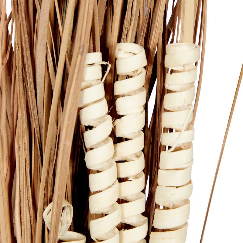 Multi colored, White Brown or Light Brown Dried Plant Pigeon pea Natural Foliage (Set of 2)