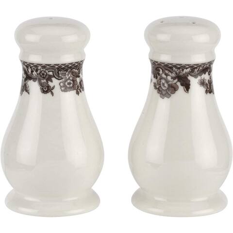 Spode Delamere Salt And Pepper Set - 4"