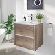 preview thumbnail 6 of 19, Eviva Lux Single-Handle Waterfall Single-Hole Bathroom Faucet with Deckplate Included