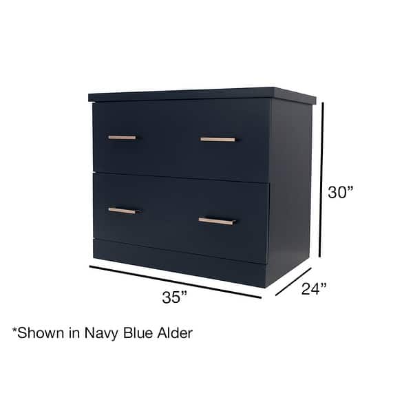 Oslo 2 Drawer Lateral File Cabinet