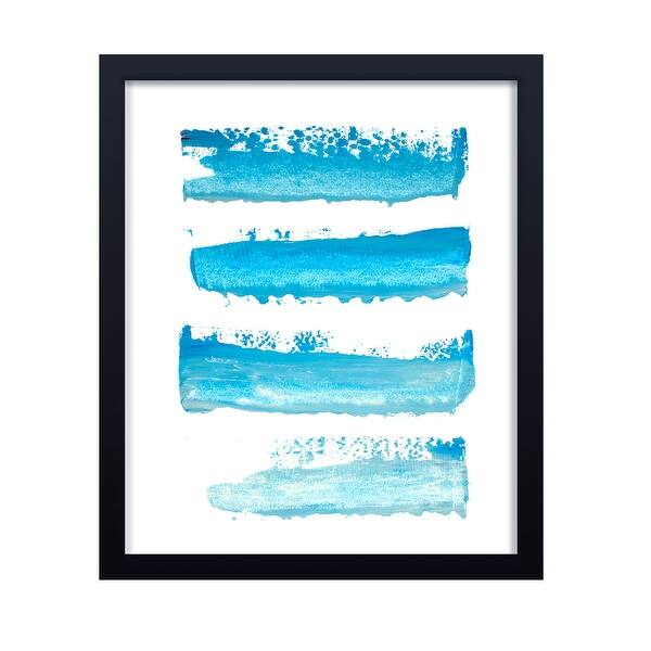 slide 1 of 4, 'Abstract Water No.2' Framed Print Wall Art