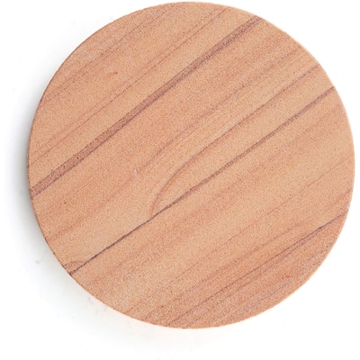 Cinnabar Brand, Multicolor All Natural Sandstone-Durable Stone with Varying Patterns, Every Coaster Is An Original, 4 inch round
