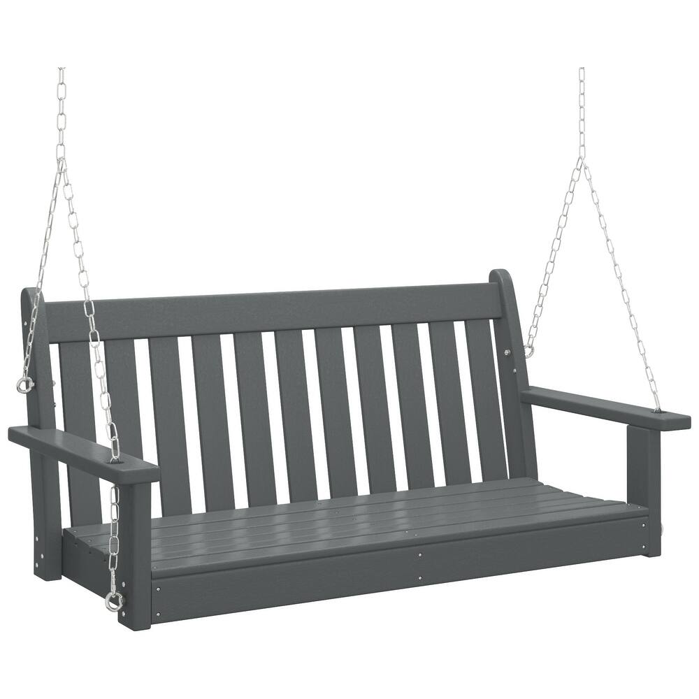 Laguna Outdoor Patio 51 Inch Traditional Hanging Porch Swing