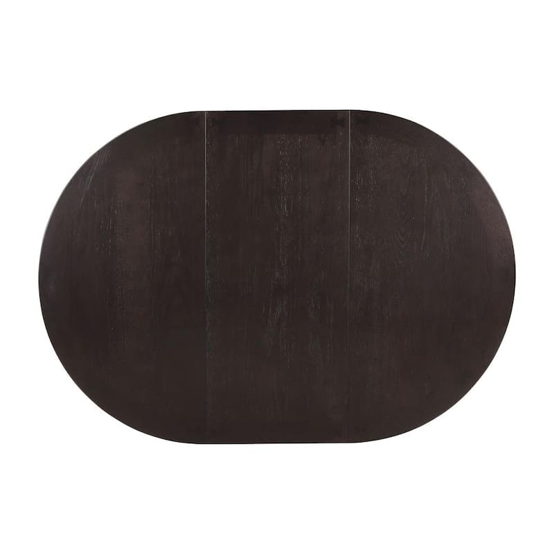 Wood Dining Table with Storage in Espresso