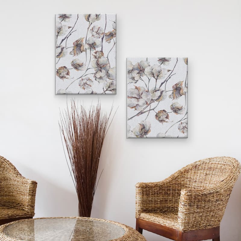 Cotton I, II by Incado Canvas Art Prints