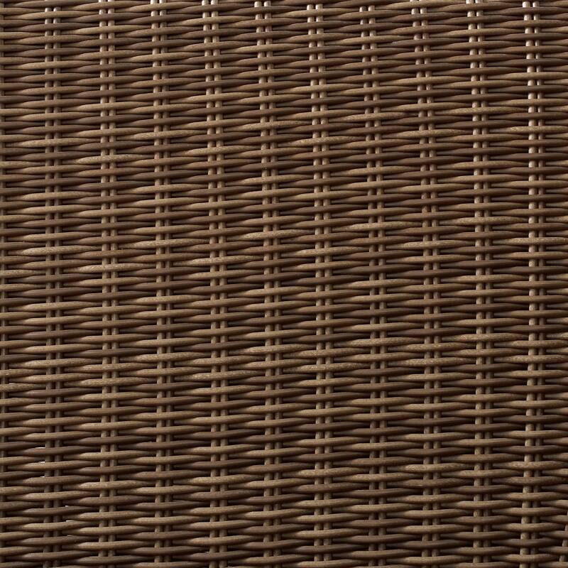 Crosley Bradenton 5Pc Outdoor Wicker Sofa Set W/Fire Table