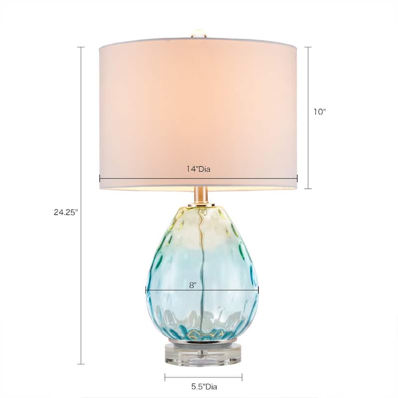 Ombre Glass Table Lamp