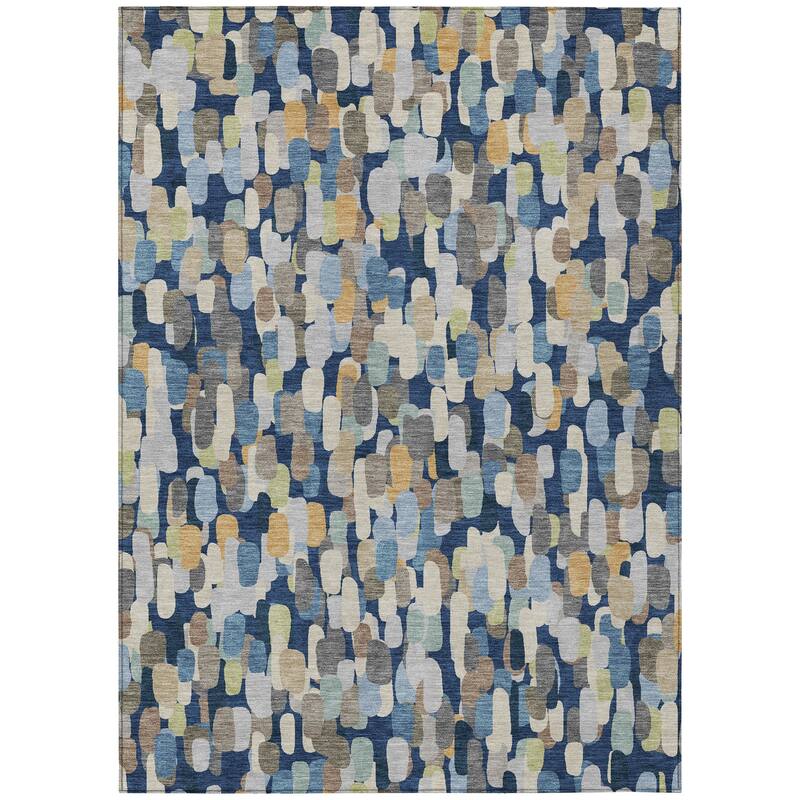Machine Washable Indoor/ Outdoor Contemporary Drew Chantille Rug