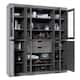 Option Grey - 6 Clear Glass-2 Solid