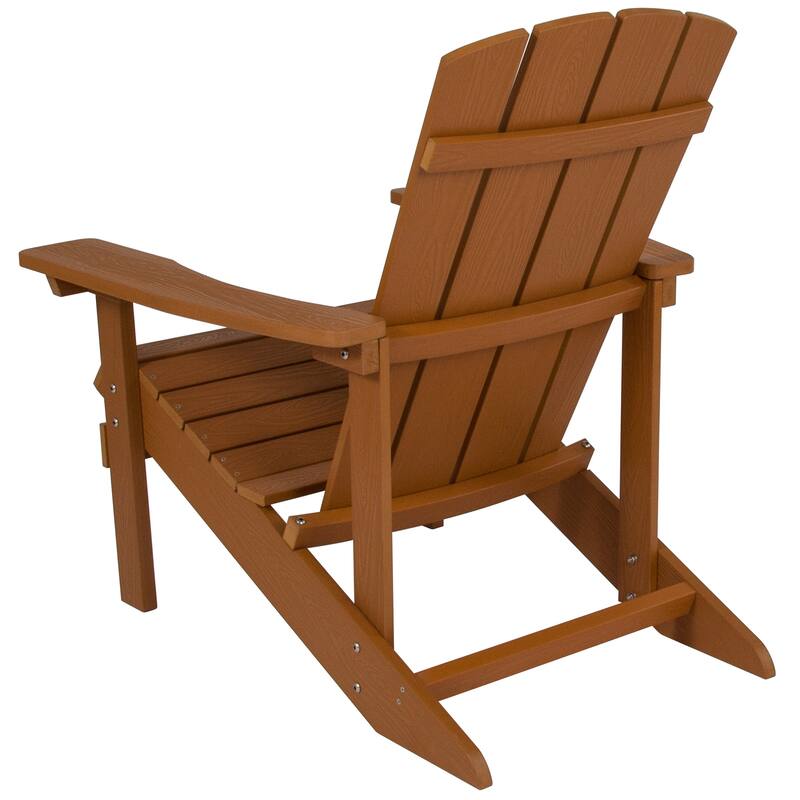 All-weather Poly Resin Wood Outdoor Adirondack Chair (Set of 4)
