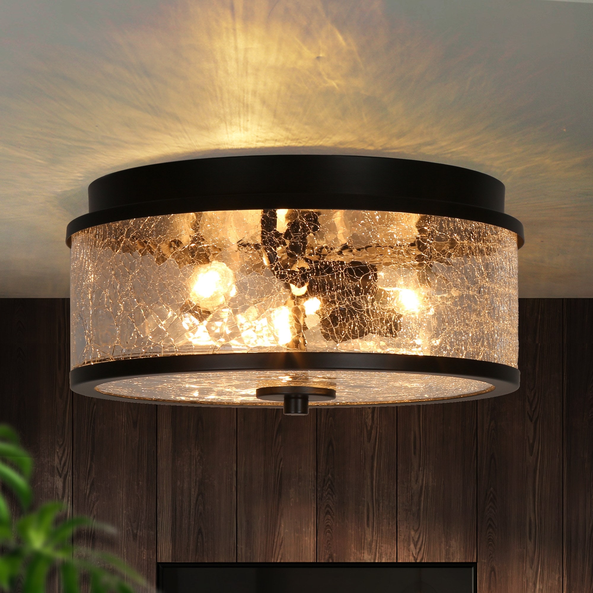Modern black ceiling light best sale