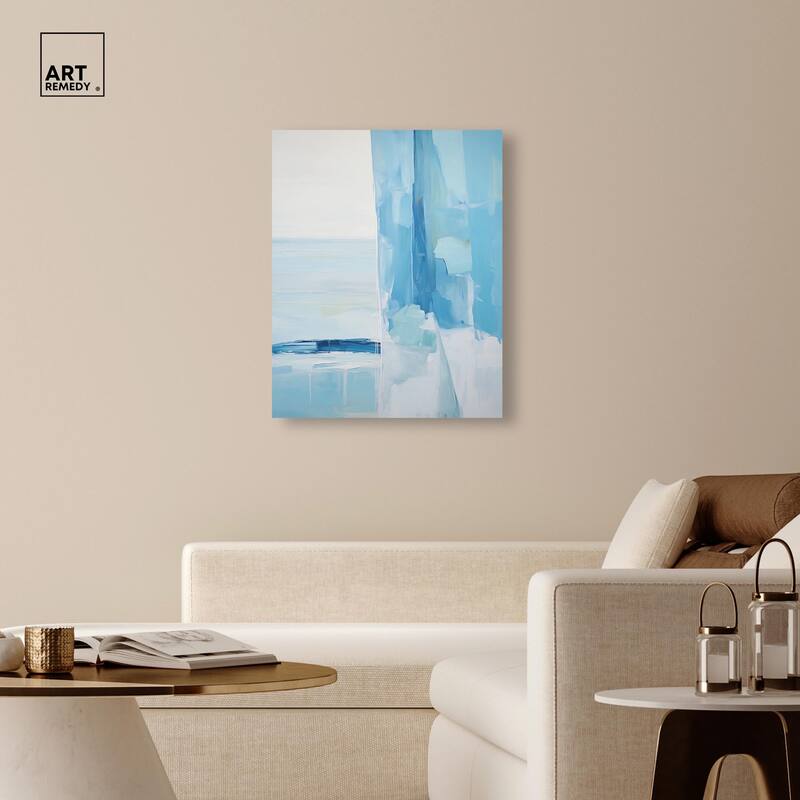 Seraphic Blues I Canvas by Art Remedy, Gallery Wrapped