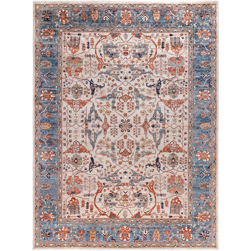 Serapi One-of-a-Kind Hand-Knotted Area Rug - Gray - 8' 11" x 12' 0"