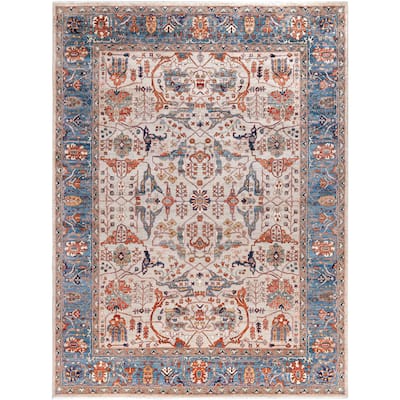 Serapi One-of-a-Kind Hand-Knotted Area Rug - Gray - 8' 11" x 12' 0"