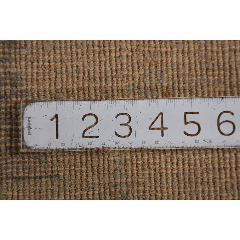 Hand Knotted Oriental 100% Wool Carpet Transitional All-Over Greys & Charcoal Oushak Area Rug - 9' 8'' X 8' 4''