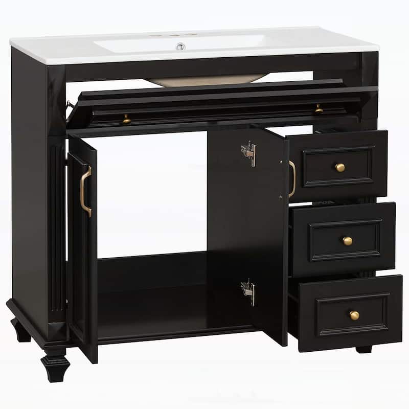 36" Bathroom Vanity with Sink
