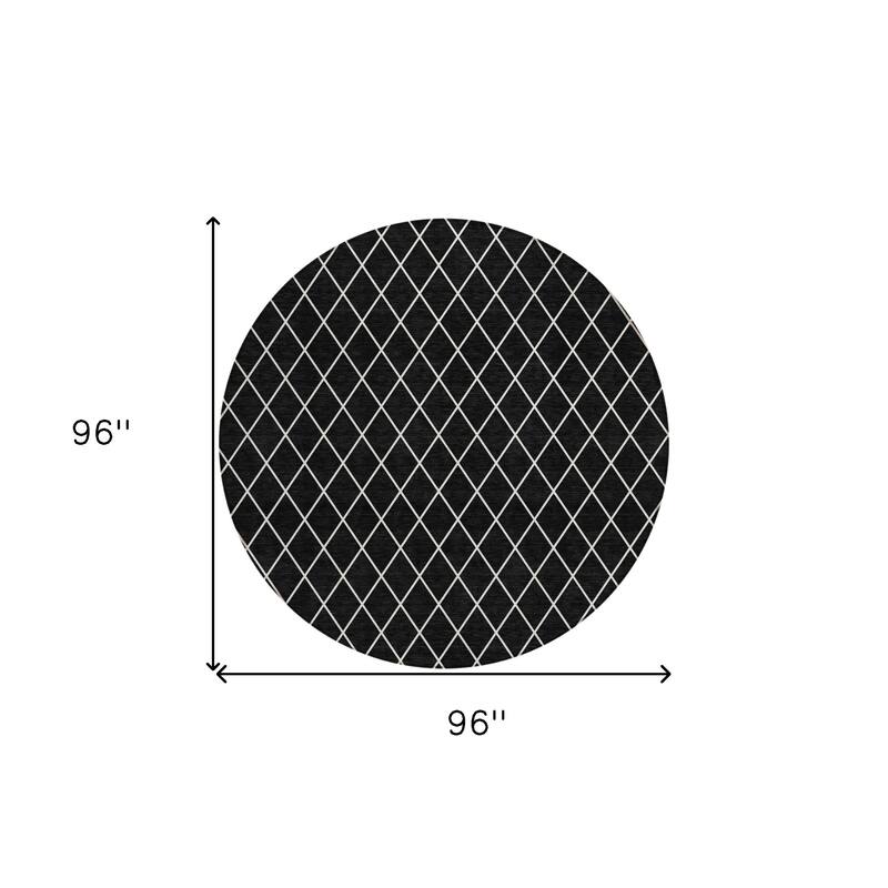 HomeRoots Geometric Transitional Rectangle Outdoor Rug