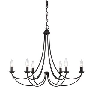 Mirren 6-Light Chandelier in Imperial Bronze