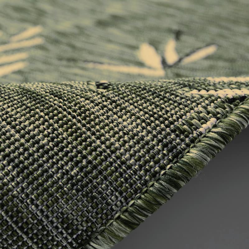 Liora Manne Carmel Bamboo Border Indoor/Outdoor Rug