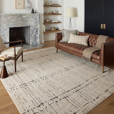 Alexander Home Harrison Industrial Dimensional Area Rug