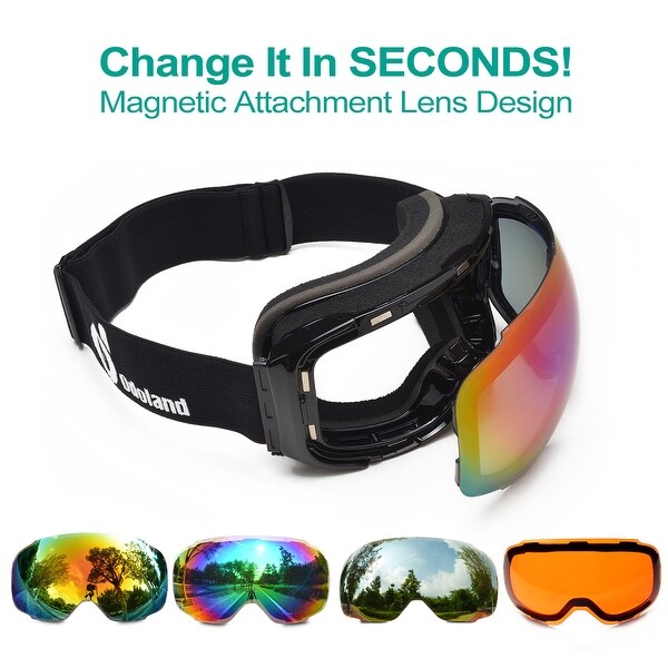 magnetic ski goggles