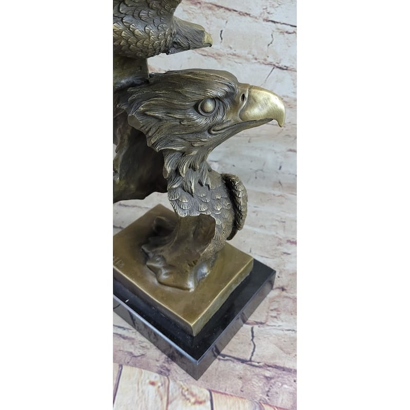 Large American Bald Eagle Hot Cast Bronze Sculpture Figurine Figure Statue Deal