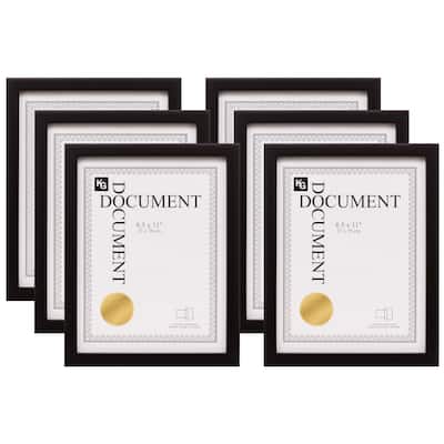 kieragrace KG Gallery Document Frames - Black - 8.5" x11"