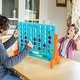 preview thumbnail 1 of 3, Jumbo 4-to-Score Connect Game Set with Carrying Bag and 42 Coins - 24.5" x 8" x 19"(L x W x H)