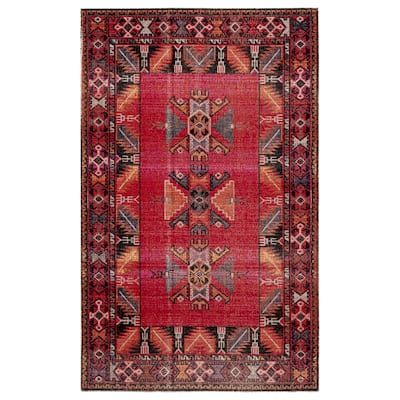 Paloma Indoor and Outdoor Tribal Area Rug