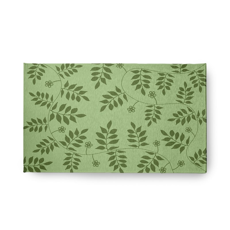 Fern Fronds Rug - Scallion - 18" x 30"