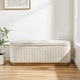 preview thumbnail 15 of 27, NPD Furniture Clinton Chenille Storage Bench Seneca Beige