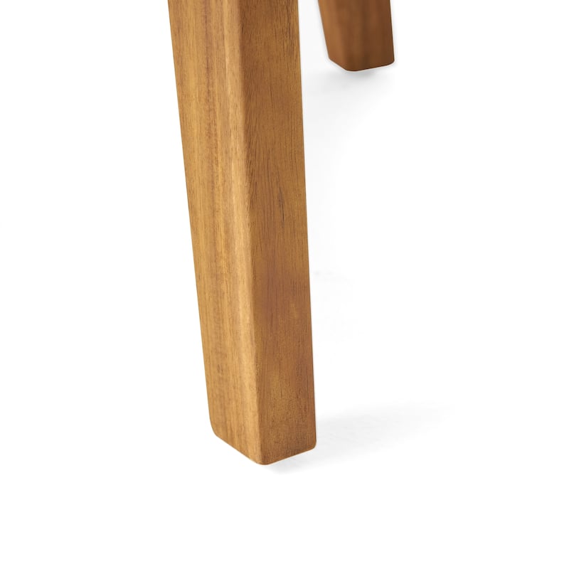 Barton Outdoor Acacia Wood Chair and Table Set by Christopher Knight Home