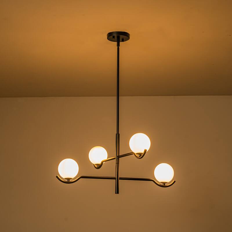 C Cattleya 4-Light /6-Light Mid-Century Chandelier Pendant Light