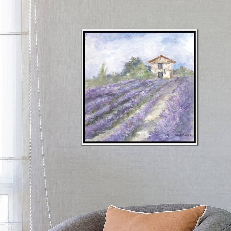 iCanvas "Lavender Fields" by Debi Coules Framed Canvas Print
