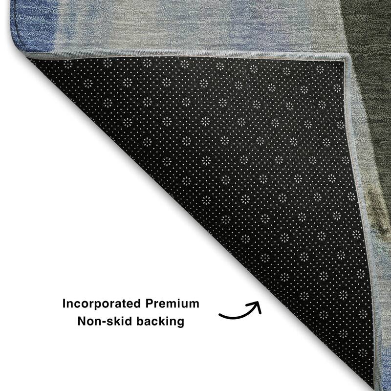 Premium Washable Super Soft Abstract Brushstrokes Mayfield Rug