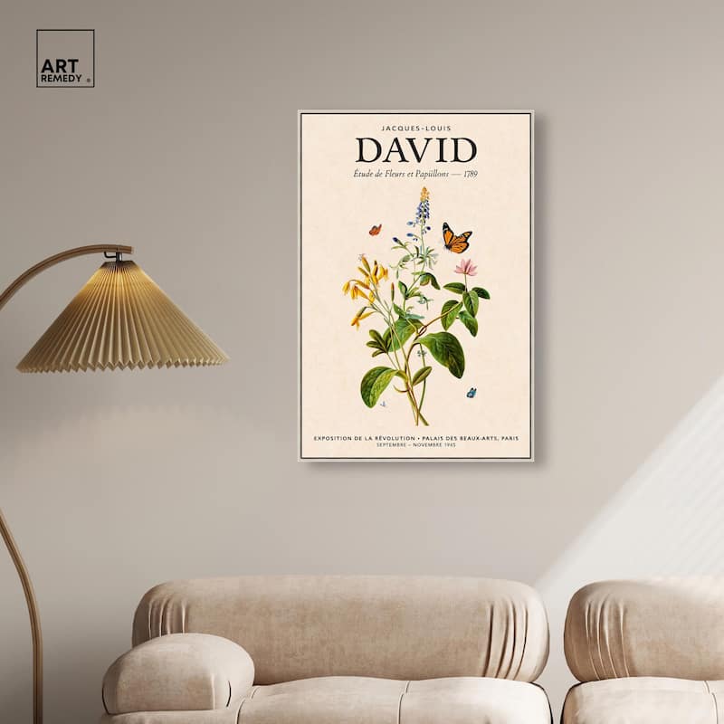David's Delicate Flowers Canvas by Art Remedy