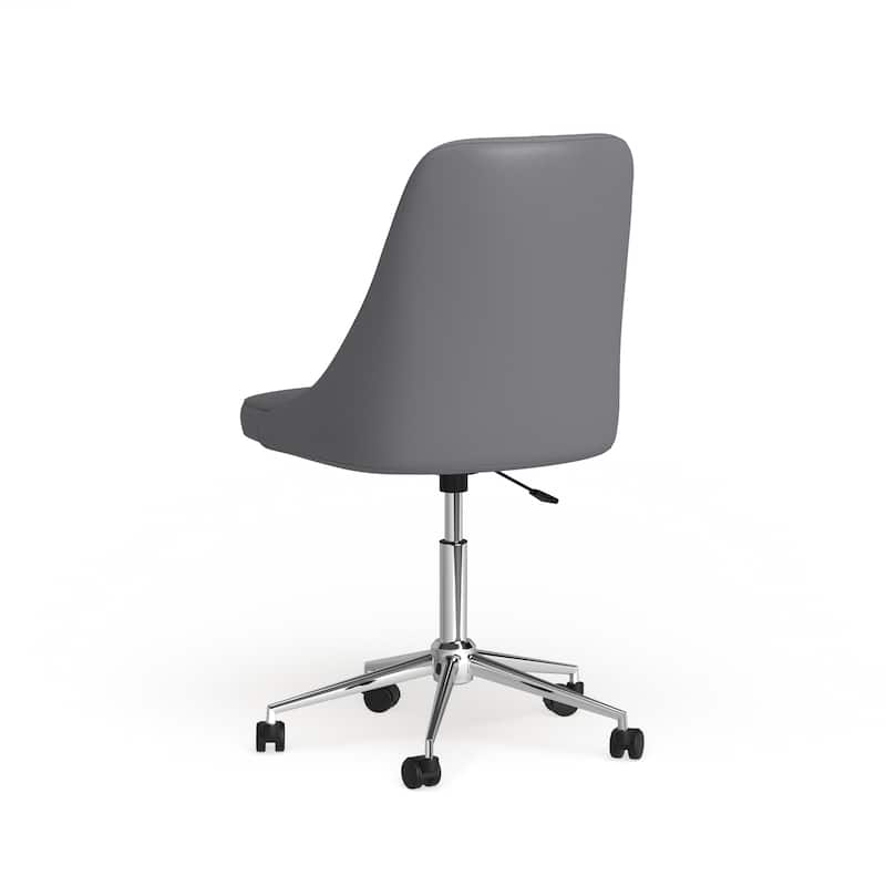 Carson Carrington Ockelbo Button-tufted Office Chair with Faux Leather - N/A