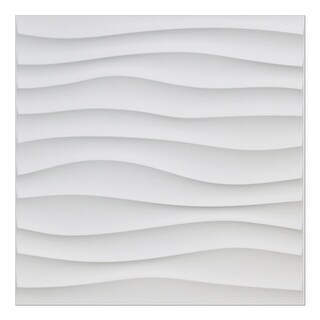 Art3d 3D Wall Panels PVC Wave Design (32 Sq.Ft)