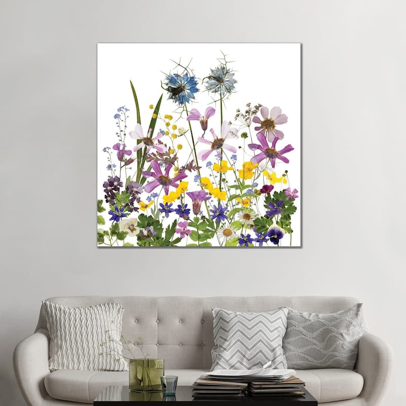 iCanvas "Dried And Pressed Midsummer Flowers" by UtArt Canvas Print
