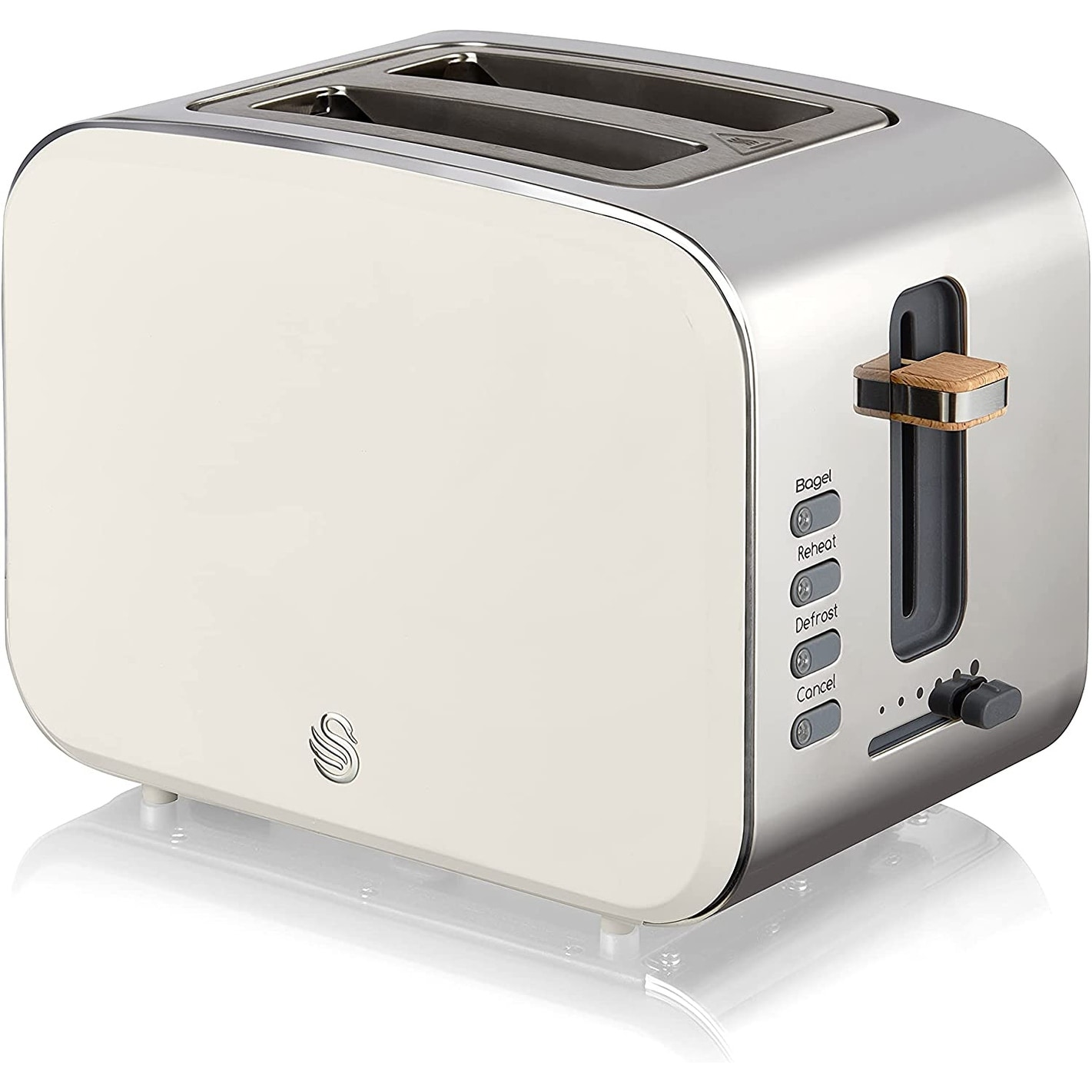 Saltonundefined Nordic Toaster 2 Slice, 3 Modes with 6 Power Settings, Slim  Scandinavian Design Runs on 900 Watts, Matte Cotton White - Bed Bath &  Beyond - 37523632